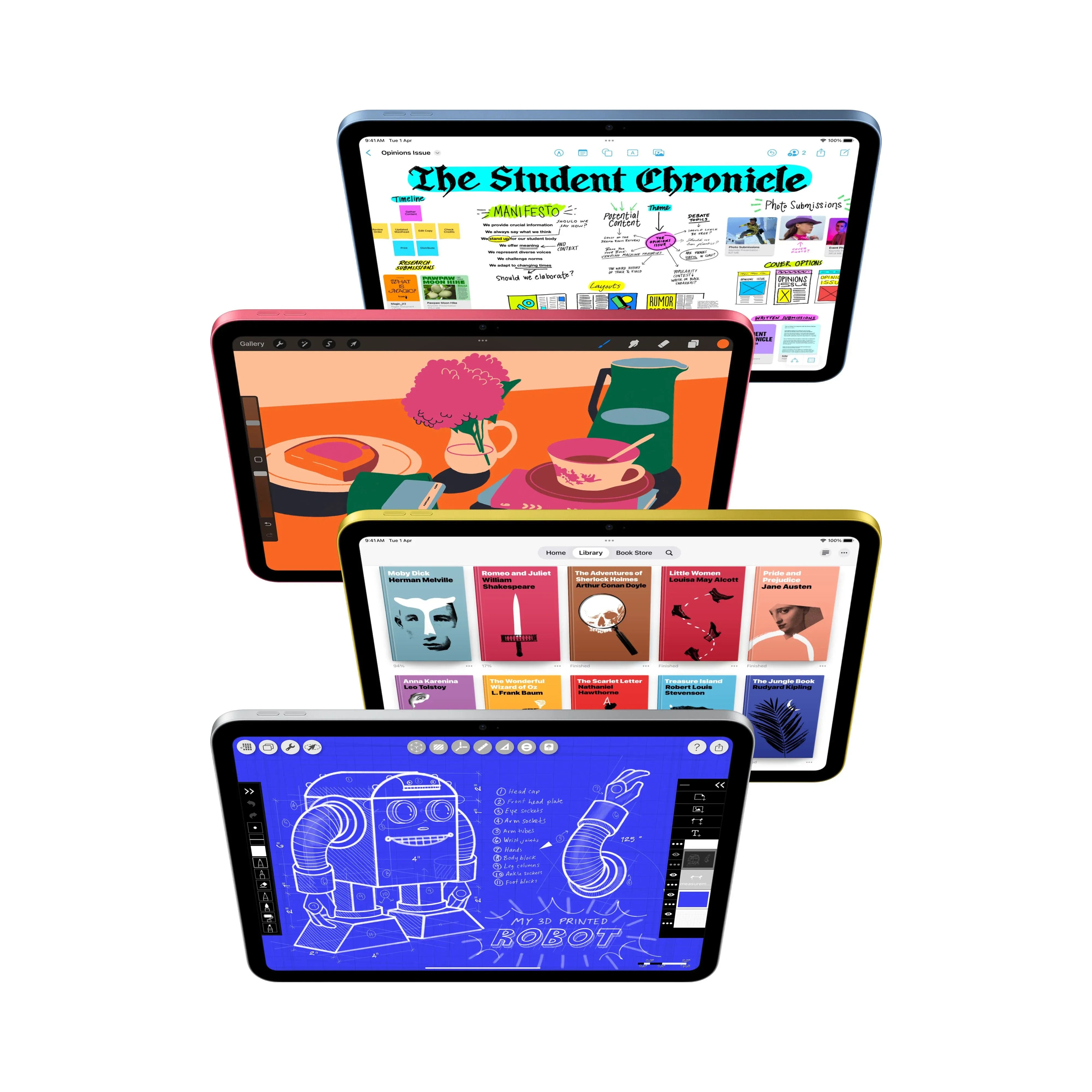 iPad 11" A16 128GB Yellow WIFI