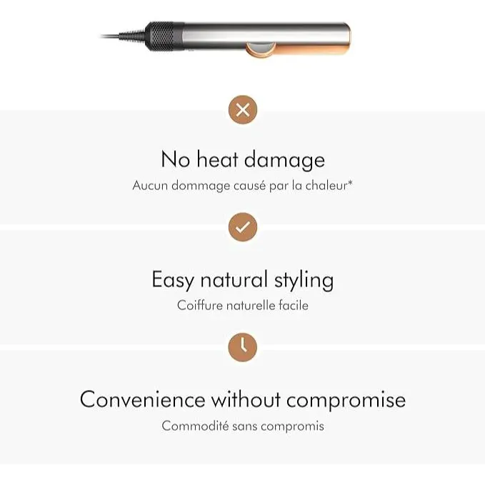 Dyson Airstrait™ straightener Nickel/Copper