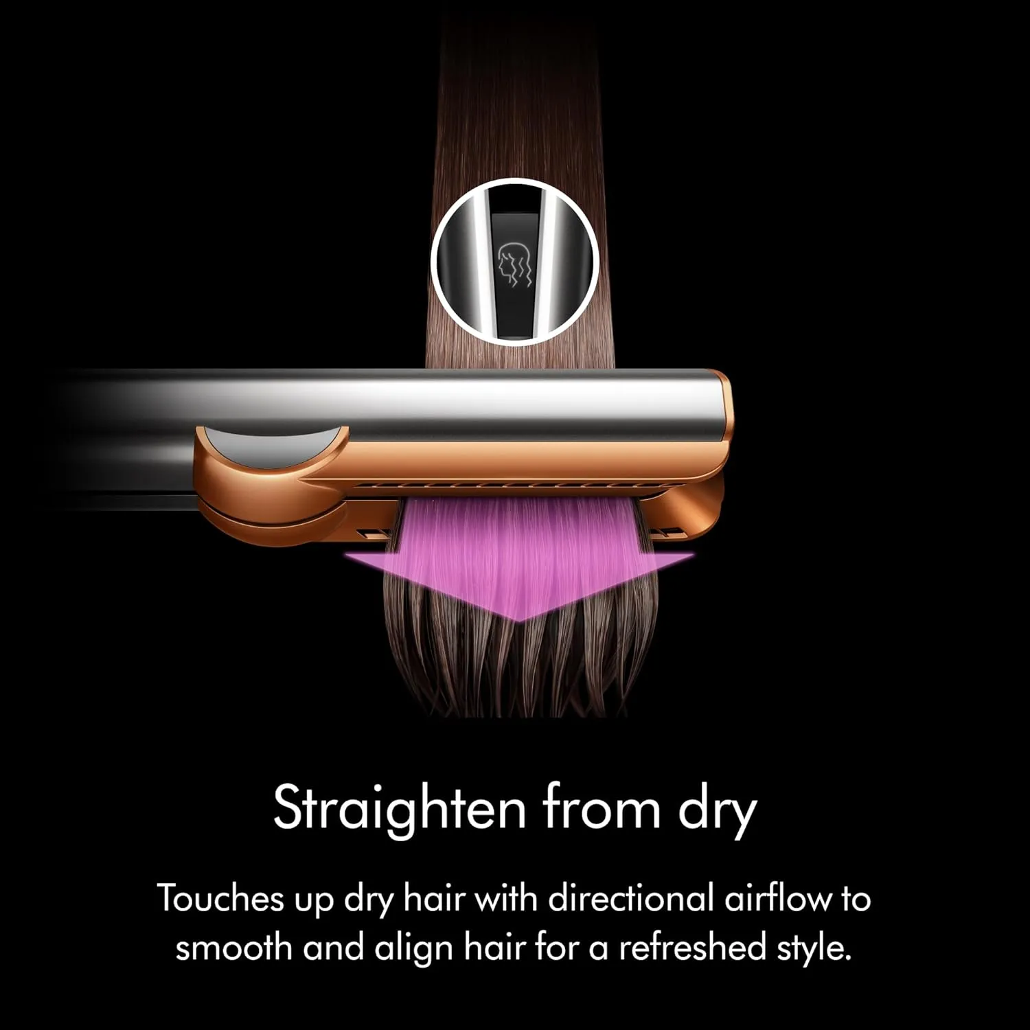 Dyson Airstrait™ straightener Ceramic Pink