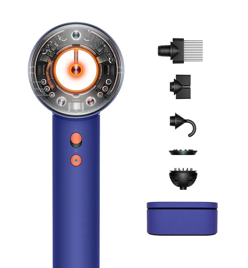 Dyson Supersonic Nural™ hair dryer in Vinca blue/Topaz