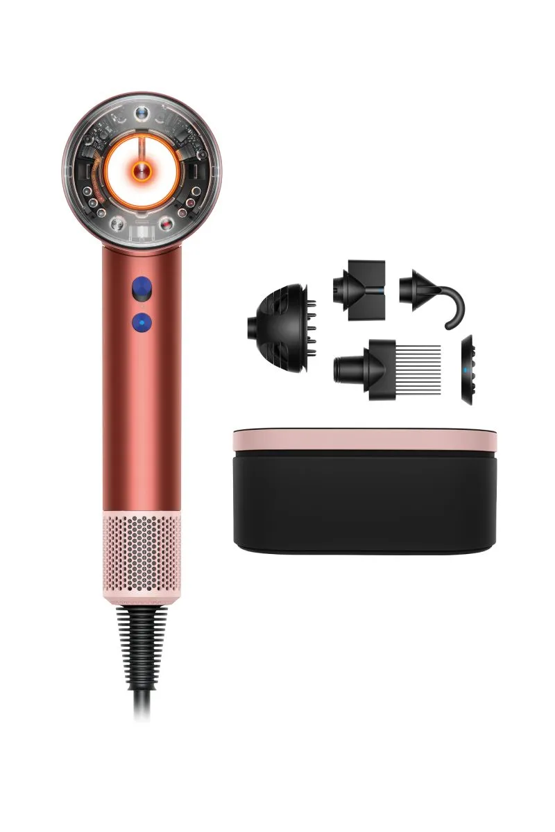 Dyson Supersonic Nural™ hair dryer in Strawberry bronze and blush pink