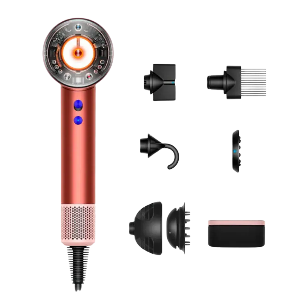 Dyson Supersonic Nural™ hair dryer in Strawberry bronze and blush pink